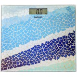 Cantar electronic de persoane DBS210M, 150 kg, 100 g, auto zero, auto oprire, display LCD, mozaic, Daewoo