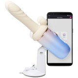 Masina de Sex Lovense Spinel - Vibratii, Incalzire, Impingere, Control App, Ventuza, Silicon