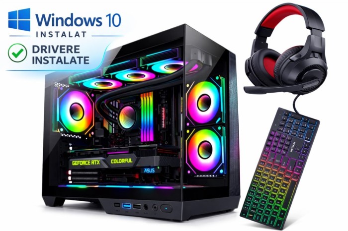 Calculator Gaming i7 4770 - RX580 8GB, 16GB RAM, SSD 128GB + HDD 1TB ...