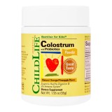 Colostrum cu probiotice pudra, Portocala si Ananas, 55 g, Childlife Essentials