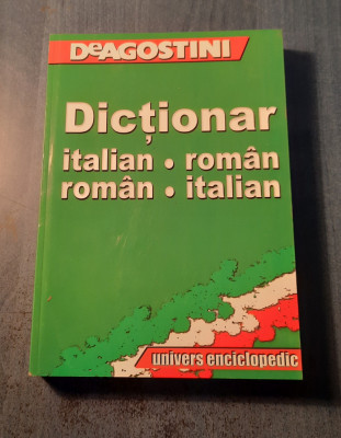 Dictionar Italian - roman Roman - italian Deagostini foto