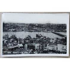 ISTANBUL , PODUL ATATURK , CARTE POSTALA ILUSTRATA , 1938