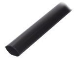 Manşon termocontractabil neagră 63mm, 1m