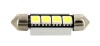 Led bec T10x41 4x5050 alb rece CanBus vrac