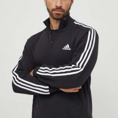 adidas bluză bărbați, culoarea negru, cu imprimeu HZ6235