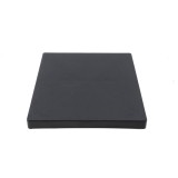 Suport ghiveci flori IPMS400-S433, mobil, patrat, plastic, antracit, 39 x 39 x 4.5 cm