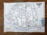 Harta / Afis - Caile Ferate Romane 1981, CFR / CD1P