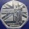 50 pence 2023 Marea Britanie, Windrush Generation, Bunc, Coincard