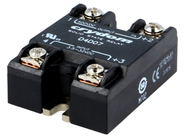 Releu semiconductor 7A, 1-400VDC
