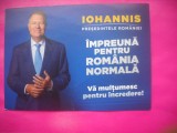 HOPCT 11612 CALENDAR TIP CP- 2020- IOHANNIS PRESEDINTELE ROMANIEI- PROPAGANDA - ROMANIA-NECIRCULATA