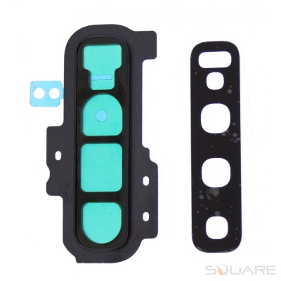 Geam Camera Samsung Galaxy S10, Black SET foto