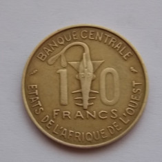 10 FRANCS 1971 STATELE AFRICANE DE VEST