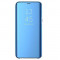 Husa Huawei Mate 20 Lite Clear View Albastru Flip Standing Cover (Oglinda)