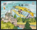 Antigua &amp; Barbuda MNH 1989 - Disney desene animate societatea filatelica americana - colita