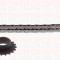 Kit lant pompa ulei Dacia Logan I, II, Sandero I, II, Duster I, II 426154 8200397125-1