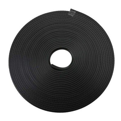 Inele de protectie si decor jante, adezive, din plastic flexibil - NEGRU foto