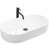 Lavoar blat baie REA Nadia 70 cm, ceramica sanitara, design modern