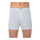 Boxeri din bumbac barbati, Diwari MBX 001 - Alb, XXL