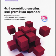 Que Gramatica Ensenar: Que Gramatica Aprender? | Reyes Llopis Garcia, Juan Manuel Real Espinosa