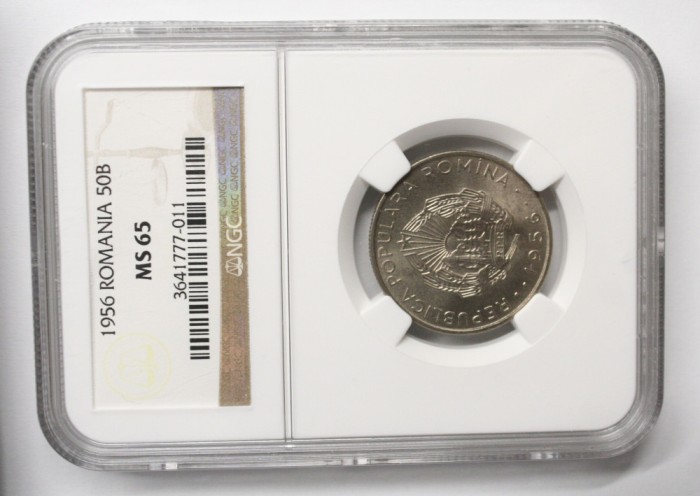 50 BANI 1956 MS65.