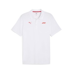 Formula 1 tricou polo small logo white F1 Team 2025 - L