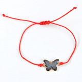 Bratara martisor cu fluture mov