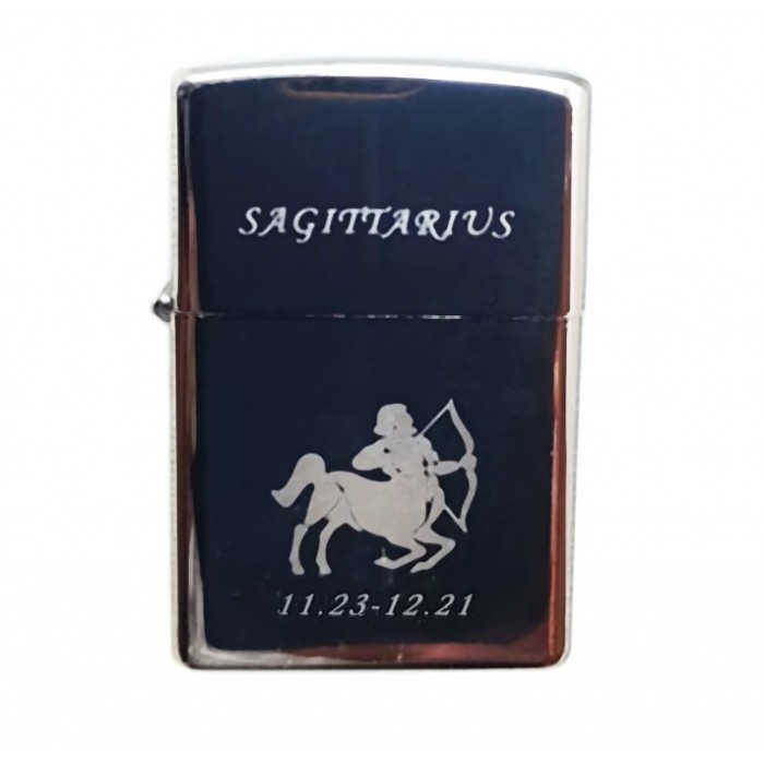 Bricheta Metalica Gravata Zodie Sagetator, Pisces Sagittarius , 3,5 X 5,5 Cm