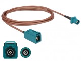 Cablu antena FAKRA Z plug la FAKRA Z jack RG-316 1.8m, Delock 89659