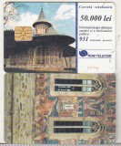 bnk card Cartela telefonica 1999 - Manastiri 1 - RO-ROM-0050