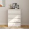 vidaXL Dulap lateral, alb, 60x36x84 cm, lemn masiv de pin