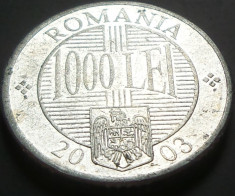 Moneda 1000 LEI - ROMANIA, anul 2003 *cod 5102 foto