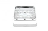 Suport Numar Inmatriculare Moto Cromat 15x19cm Universal