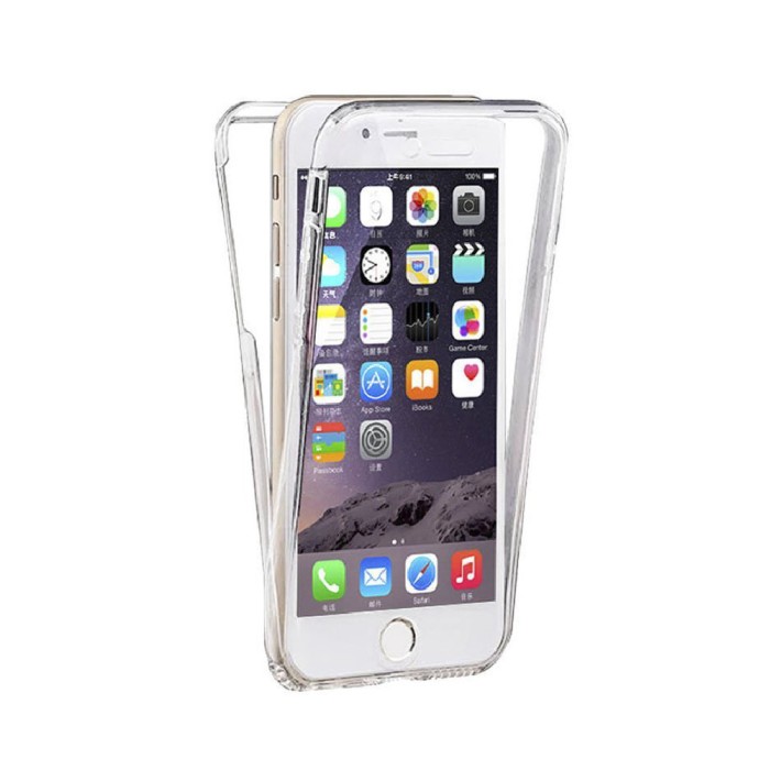 Husa Full Cover 360&deg; Silicon Iphone 7 Plus / Plus Transparent
