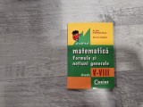 Matematica.Formule si notiuni generale clasele V-VIII- Alina Paraschiva,S.Danet