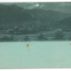 1084 - BRASOV, panorama, Litho, Romania - old postcard - used - 1898