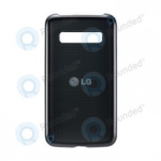 LG E510 Optimus Hub capac baterie, ușă baterie neagră piesă de schimb BATTC