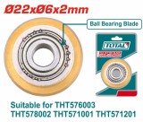 TOTAL - LAMA TAIERE - CARBID TUNGSTEN - CU RULMENT - COMPATIBIL CU THT576003 THT578002 THT571001 T PowerTool TopQuality