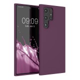 Husa Kwmobile pentru Samsung Galaxy S22 Ultra, Silicon, Violet, 57570.187, Carcasa