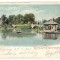 AD 1022 C. P. VECHE-GROSSER WEIHER MIT BOOTHAUS-LEPZIGER PALMENGARTEN 1901 IASSI