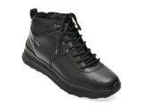 Ghete GEOX negre, U56HMC, din piele naturala