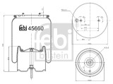 FEBI BILSTEIN 45660 Burduf, suspensie pneumatica
