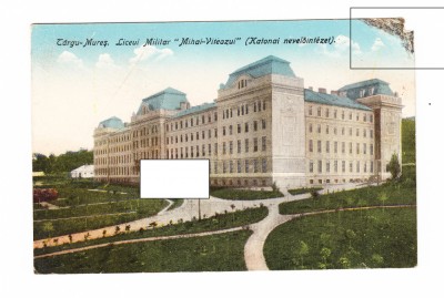 CP Targu Mures - Liceul Militar Mihai Viteazul, circulata, 1926, relativ buna foto