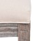 Scaune de bucatarie, 2 buc., crem, material textil - 6