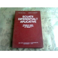 ECUATII DIFERENTIALE APLICATIVE - MARIANA CRAIU, MARCEL ROSCULET