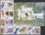 Timbre cu păsări acvatice din Cuba