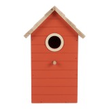 Cumpara ieftin Casuta Pasari lemn rosu natur 15x10x22 cm