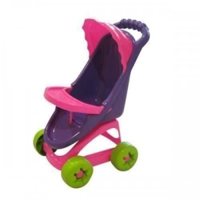 Carucior pentru papusi sport, Multicolor, 40x35x60 cm, Burak Toys foto