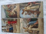 Superbe vederi color teme religioase Isus Hristos , lot 4 bucati ,
