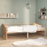 Gossi pat de zi cu 3 locuri, 90x200 cm, lemn masiv de pin