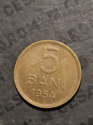 5 bani 1954 foto